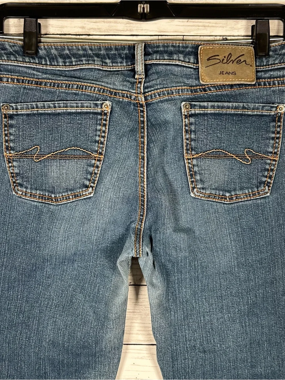 Silver Jeans Co Y2K Low Rise Bootcut Jeans 32x28.5 Blue L13728TRU